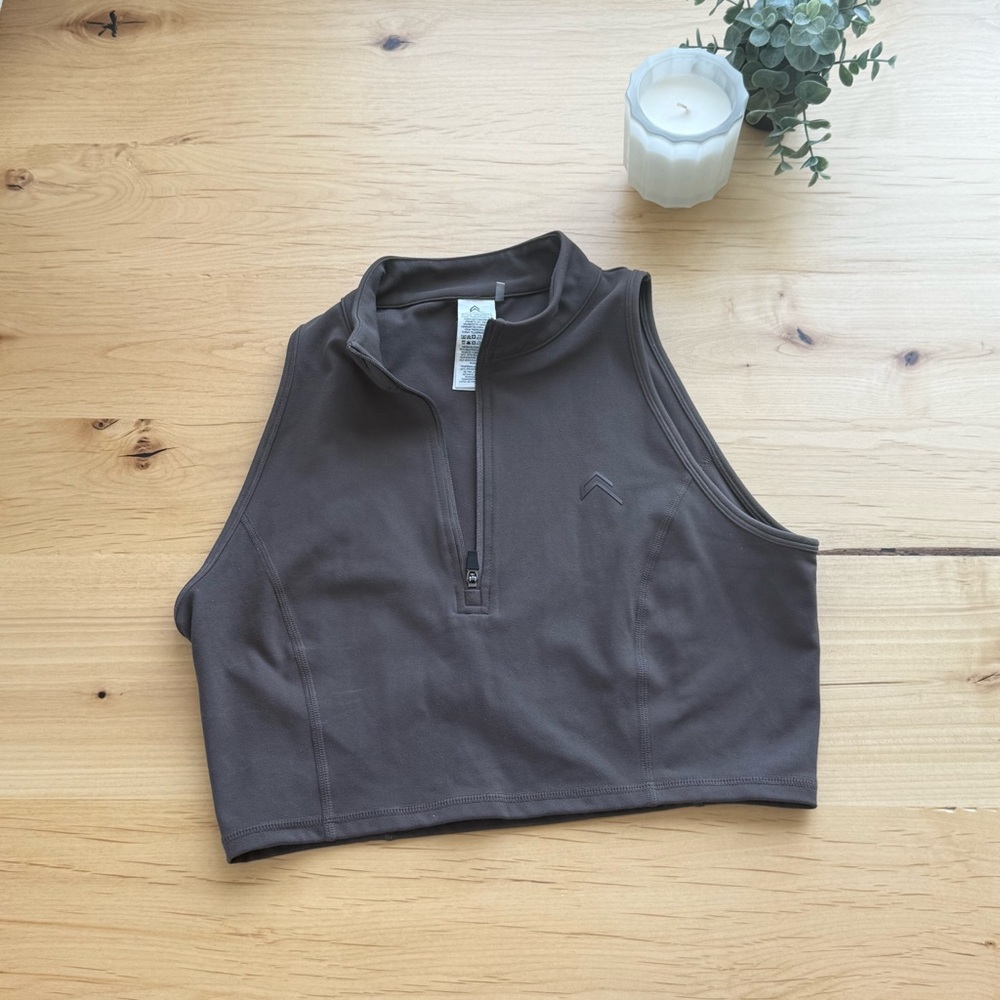 Oner Active Cropped Zip Tank